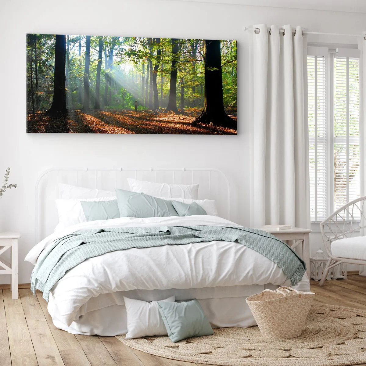 Tablou pe pânză - Străluciri și umbre - 120x50 cm