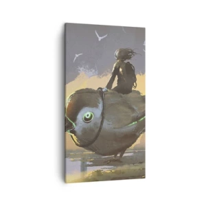 Tablou pe pânză - O oprire într-o călătorie fantastică - 45x80 cm