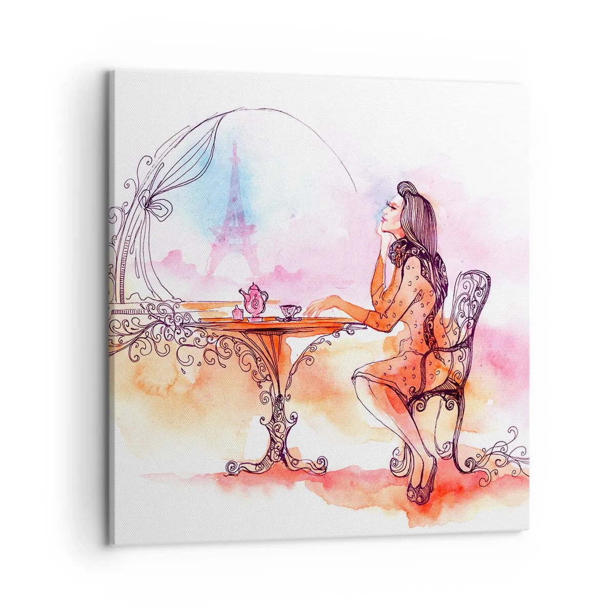 Tablou pe pânză - Șic parizian - 50x50 cm