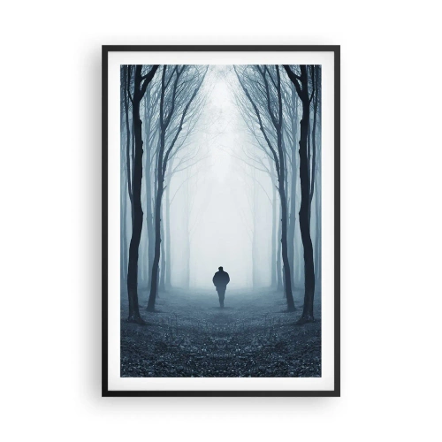 Poster în ramă neagră - Și totul este simplu și clar - 61x91 cm