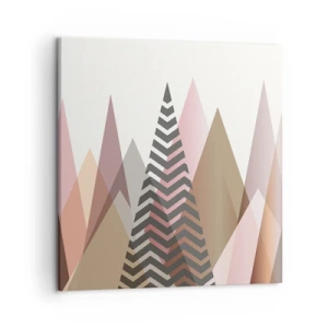 Tablou pe pânză - Construcție piramidală - 50x50 cm