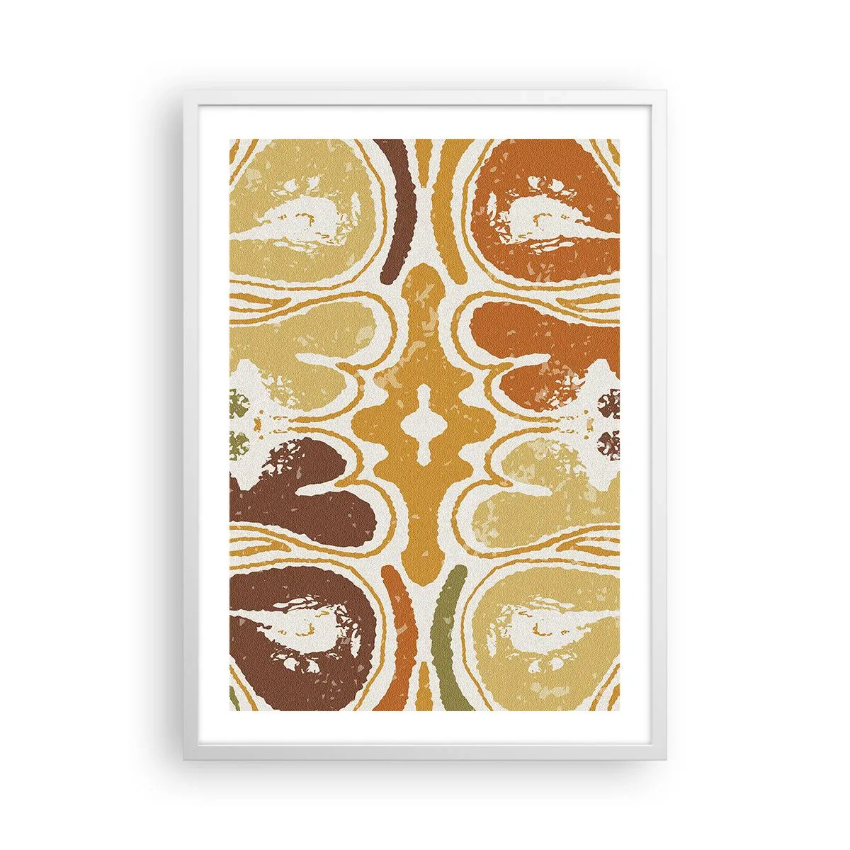 Poster în ramă albă - Abstracție sentimentală - 50x70 cm