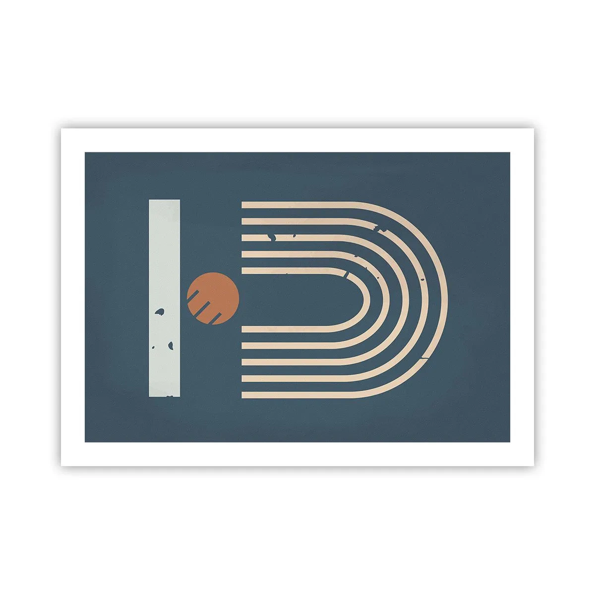 Poster - Geometrie în funcție de rodie - 70x50 cm