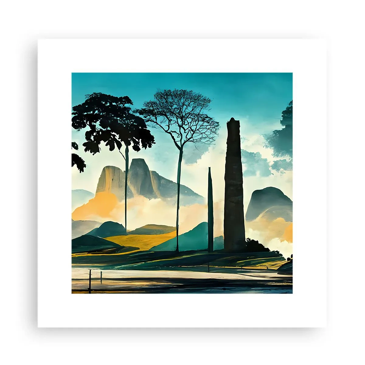 Poster - Din ce în ce mai sus - 30x30 cm