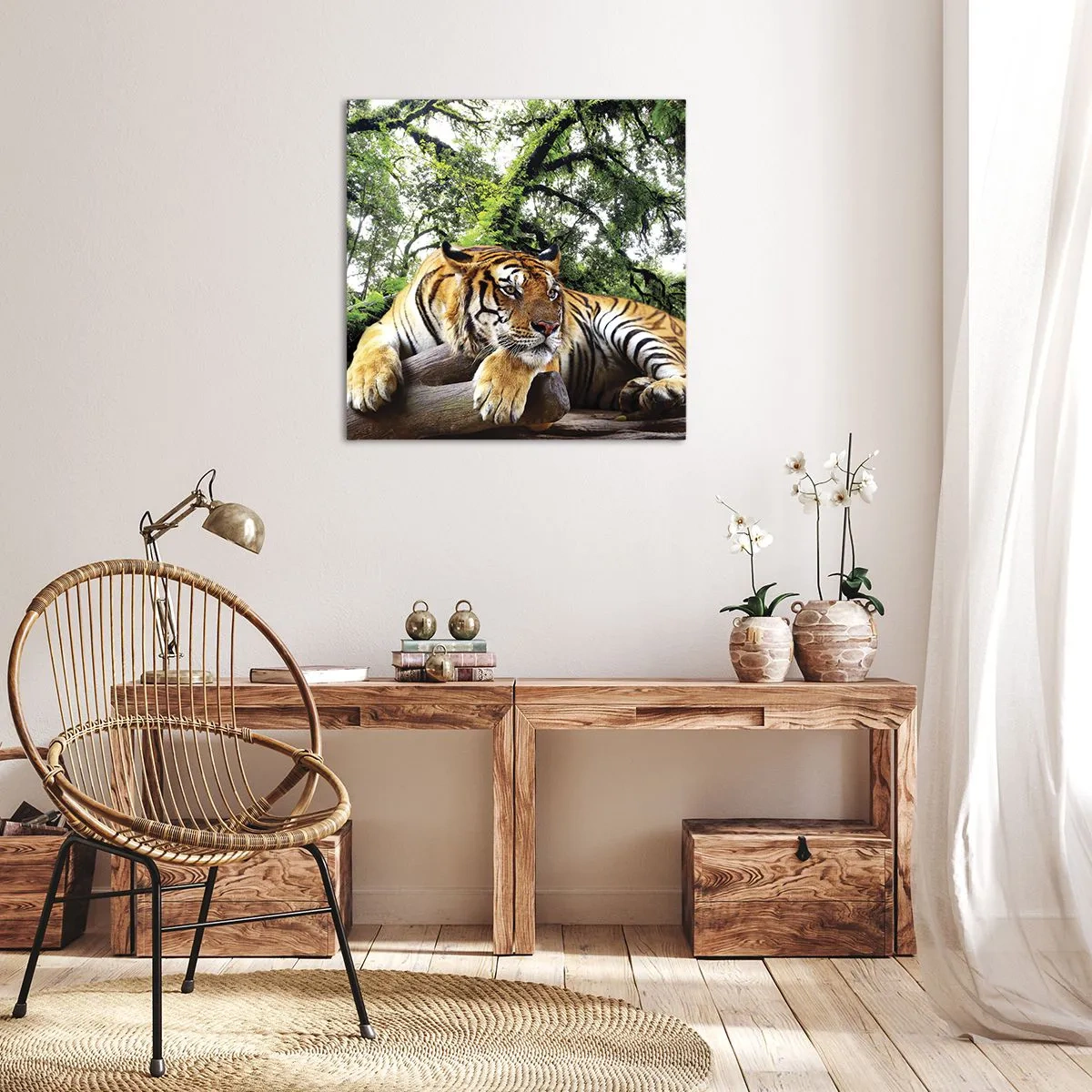 Tablou pe pânză - Cu respect - 60x60 cm