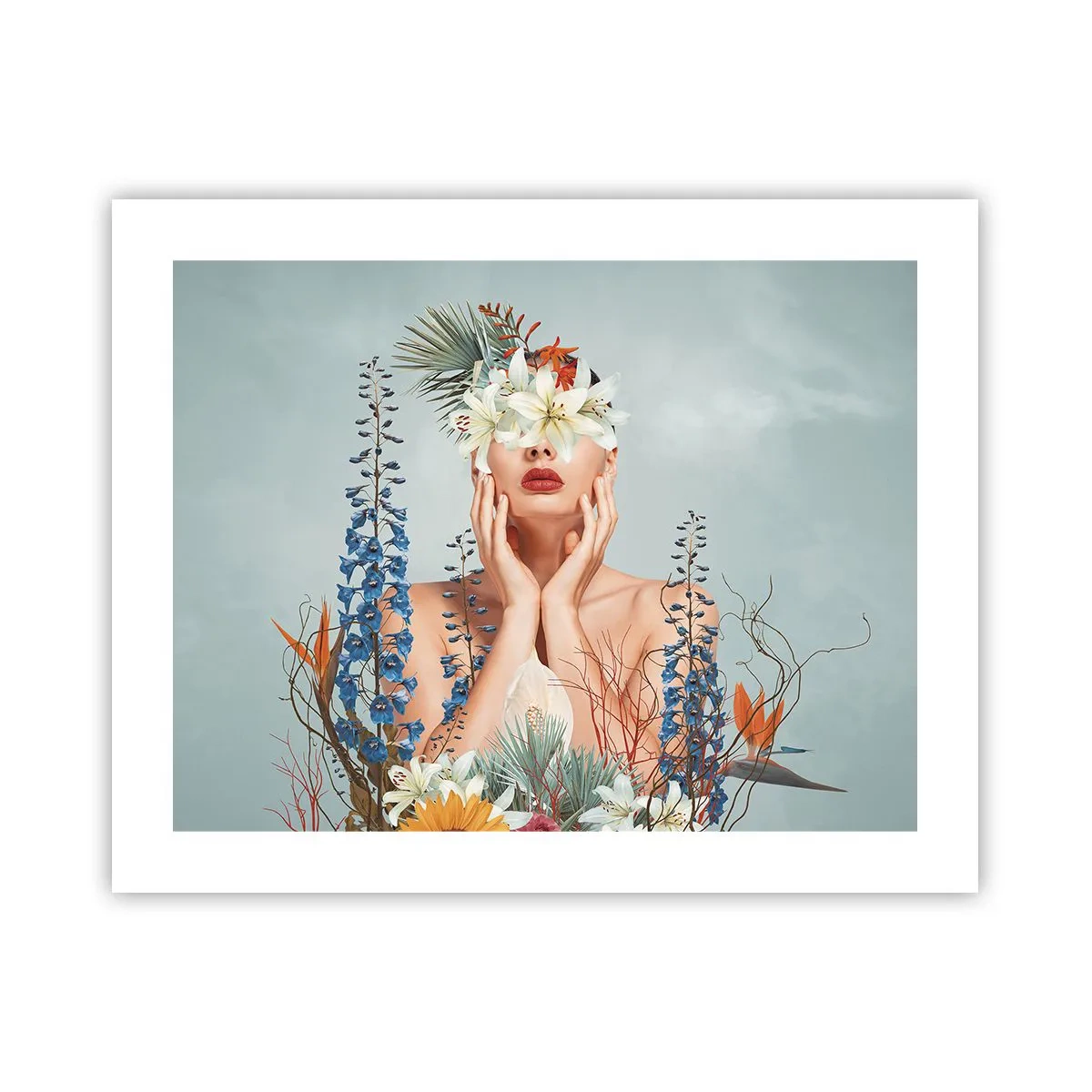 Poster - Femeia floare - 50x40 cm