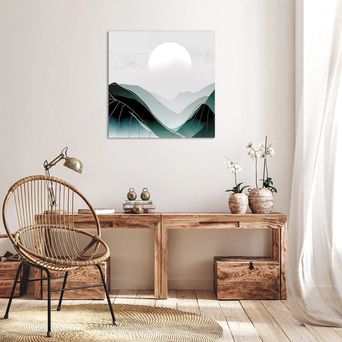 Tablou pe pânză - Măreție deplină - 50x50 cm