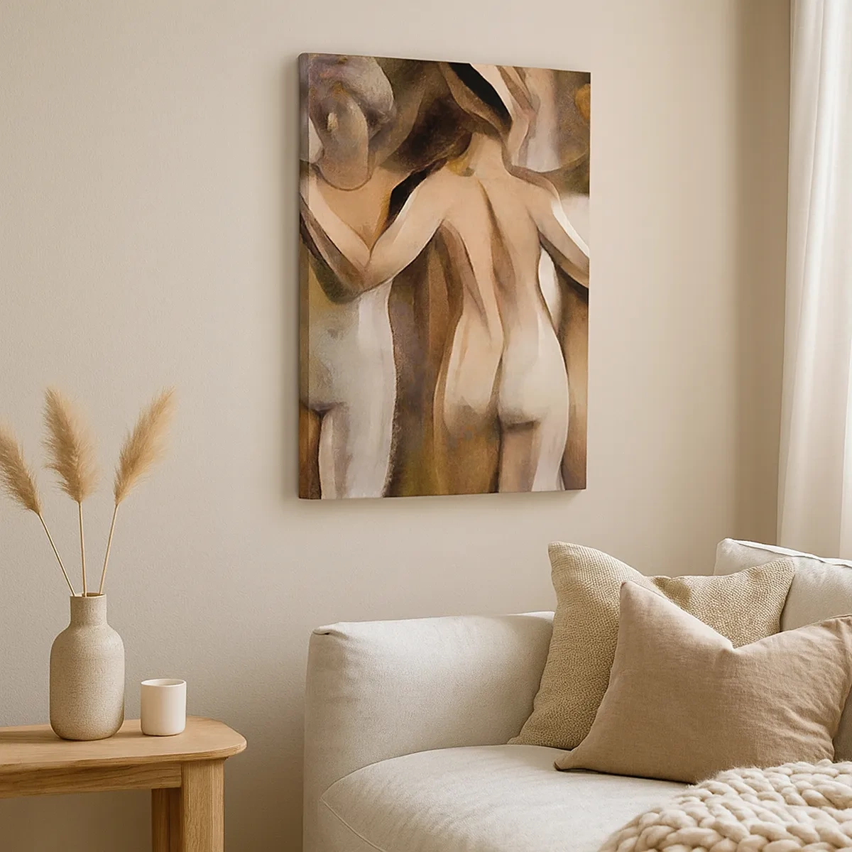 Tablou pe pânză - Trei Grații 2.0 - 50x70 cm