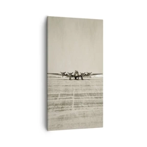 Tablou pe pânză - Pregătit, ca întotdeauna - 55x100 cm