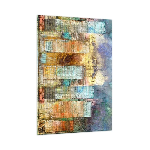 Tablou pe sticlă - Metropola însorită - 50x70 cm