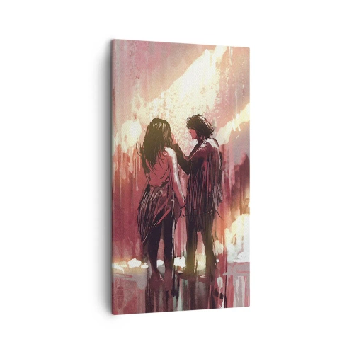 Tablou pe pânză - Spectacolul etern al iubirii - 45x80 cm