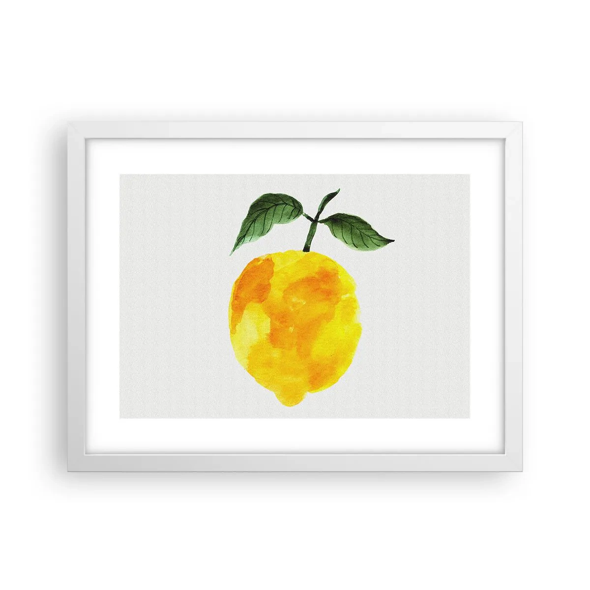 Poster în ramă albă - Cum să simțiți gustul soarelui - 40x30 cm