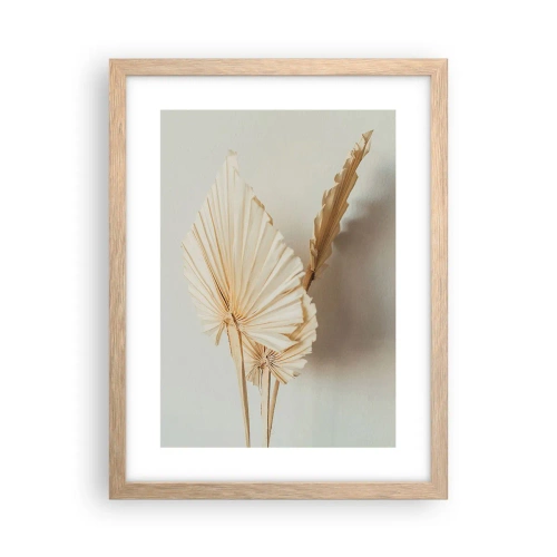 Poster în ramă de stejar deschis - Când este nevoie de ușurare - 30x40 cm