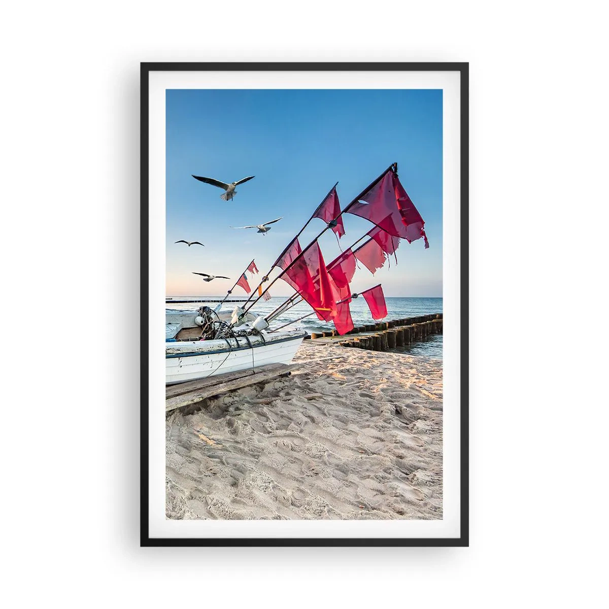Poster în ramă neagră - O odihnă binemeritată - 61x91 cm