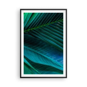 Poster în ramă neagră - Anatomia verdelui - 61x91 cm