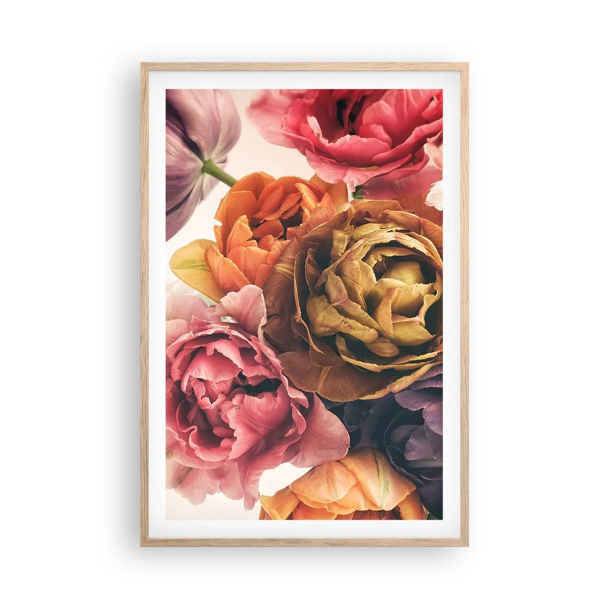 Poster în ramă de stejar deschis - Sărbătorirea vieții - 61x91 cm