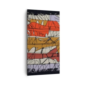 Tablou pe pânză - Compoziție spontană - 55x100 cm