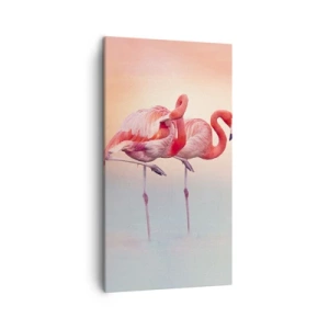 Tablou pe pânză - În culoarea soarelui care apune - 45x80 cm
