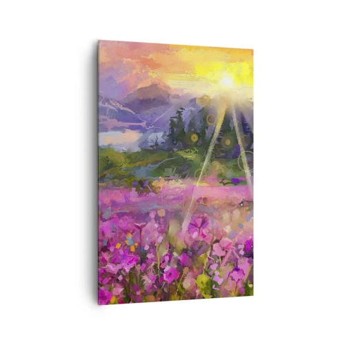 Tablou pe pânză - Într-o vale sub protecția soarelui - 80x120 cm