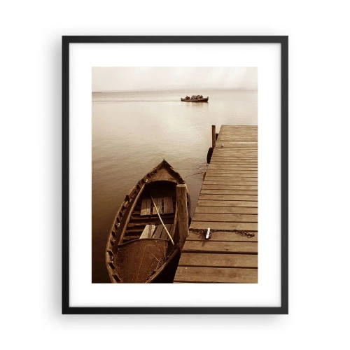 Poster în ramă neagră - Marea pace - 40x50 cm