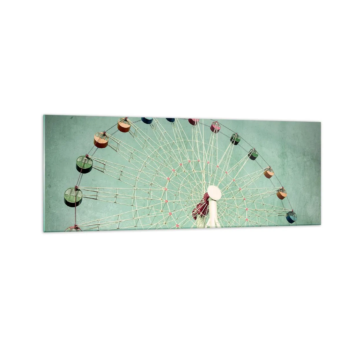 Tablou pe sticlă - Poftim la joacă - 140x50 cm