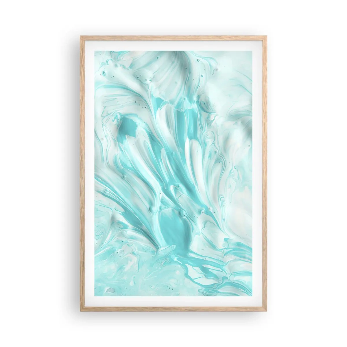 Poster în ramă de stejar deschis - Împreună pentru totdeauna - 61x91 cm