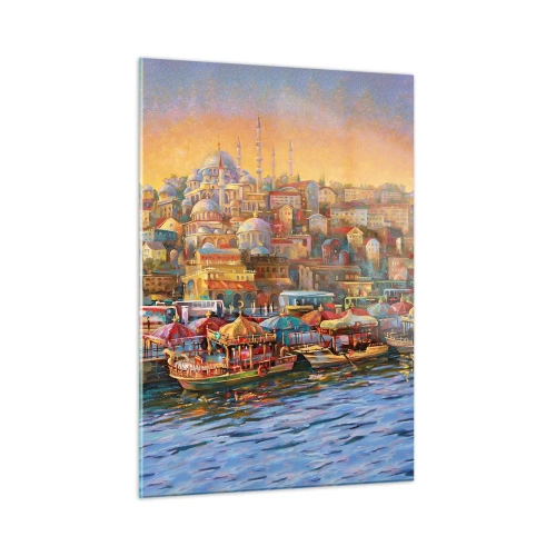 Tablou pe sticlă - O poveste din Istanbul - 50x70 cm