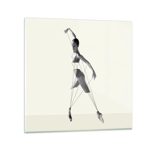 Tablou pe sticlă - Într-un teatru de lumină - 50x50 cm