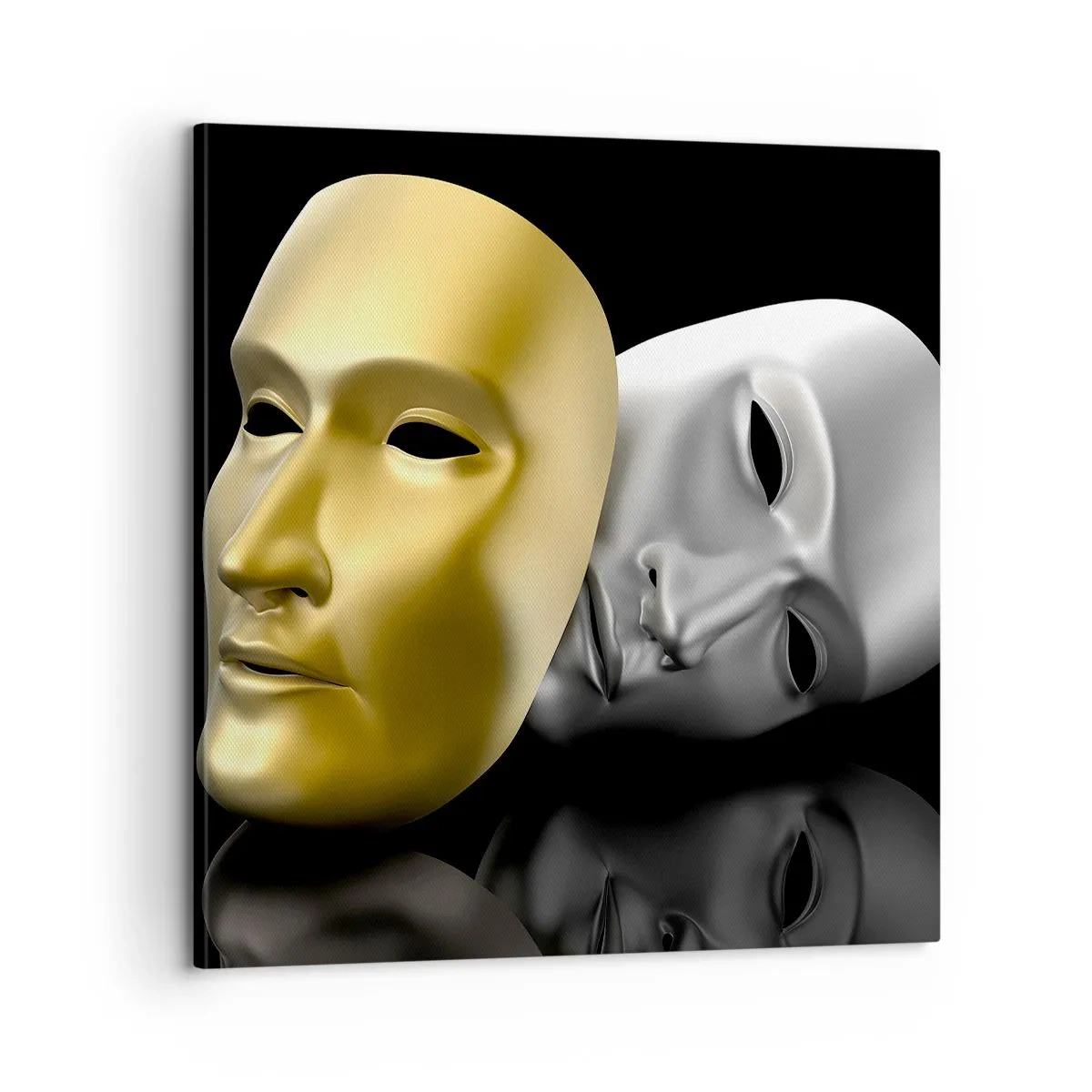 Tablou pe pânză - Viața este teatru - 60x60 cm