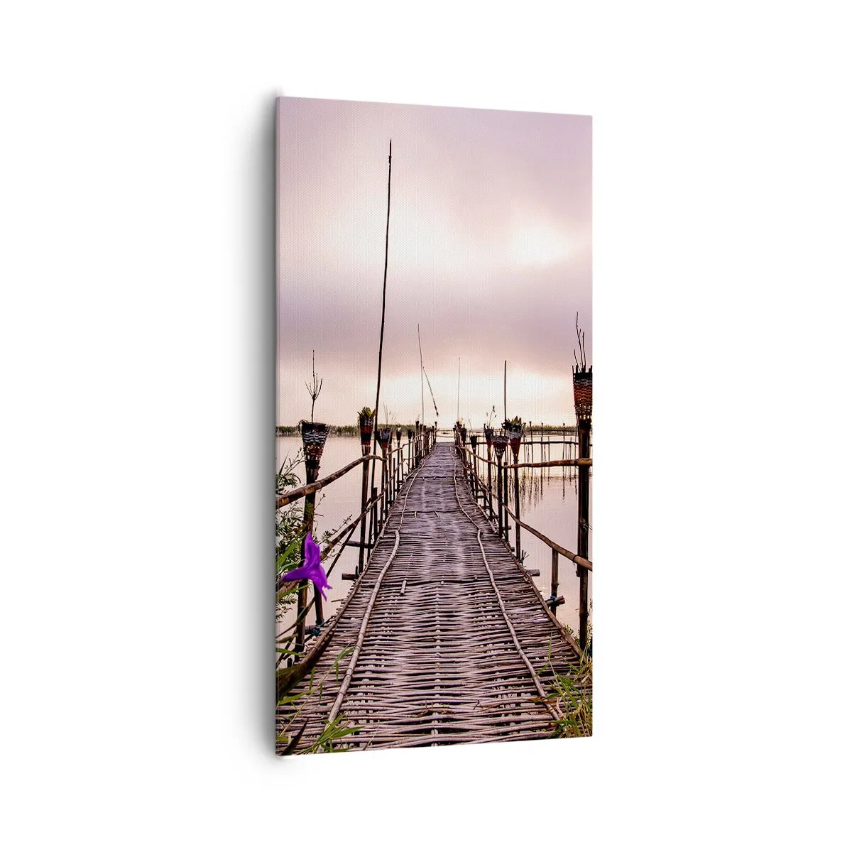 Tablou pe pânză - Pacea și liniștea Asiei - 65x120 cm