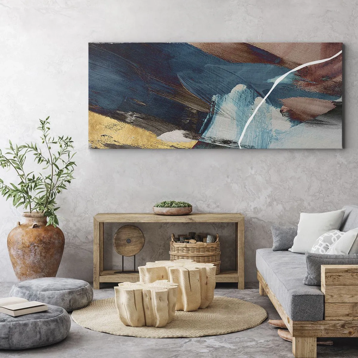 Tablou pe pânză - Cu fler și energie - 100x40 cm