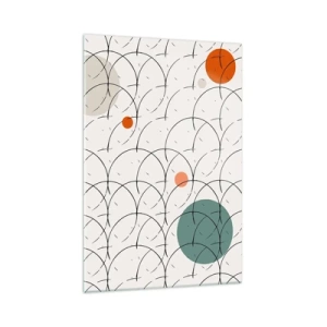 Tablou pe sticlă - În spiritul pop-art - 70x100 cm