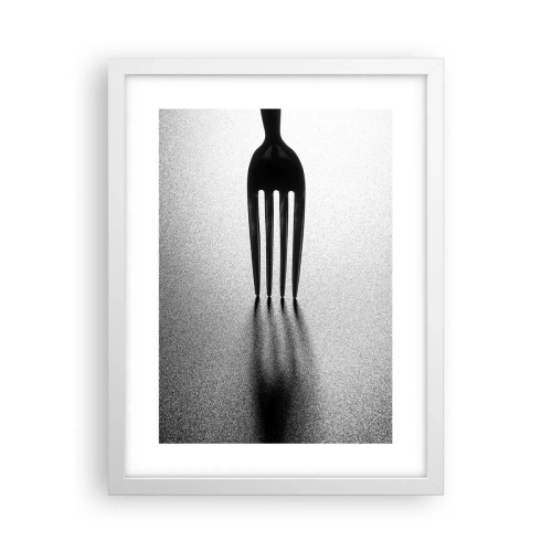 Poster în ramă albă - Lumină și umbră - 30x40 cm