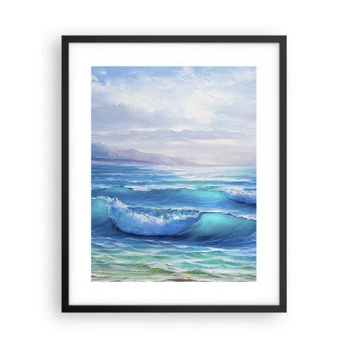 Poster în ramă neagră - Oferă alinare - 40x50 cm