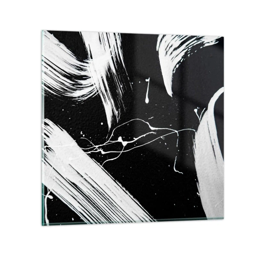 Tablou pe sticlă - Abisul întunericului - 30x30 cm