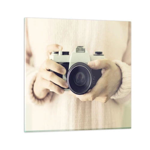 Tablou pe sticlă - Pentru a vedea mai multe... - 70x70 cm