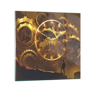 Tablou pe sticlă - La sursa timpului - 30x30 cm