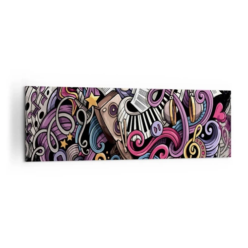 Tablou pe pânză - Melodie complicată - 160x50 cm