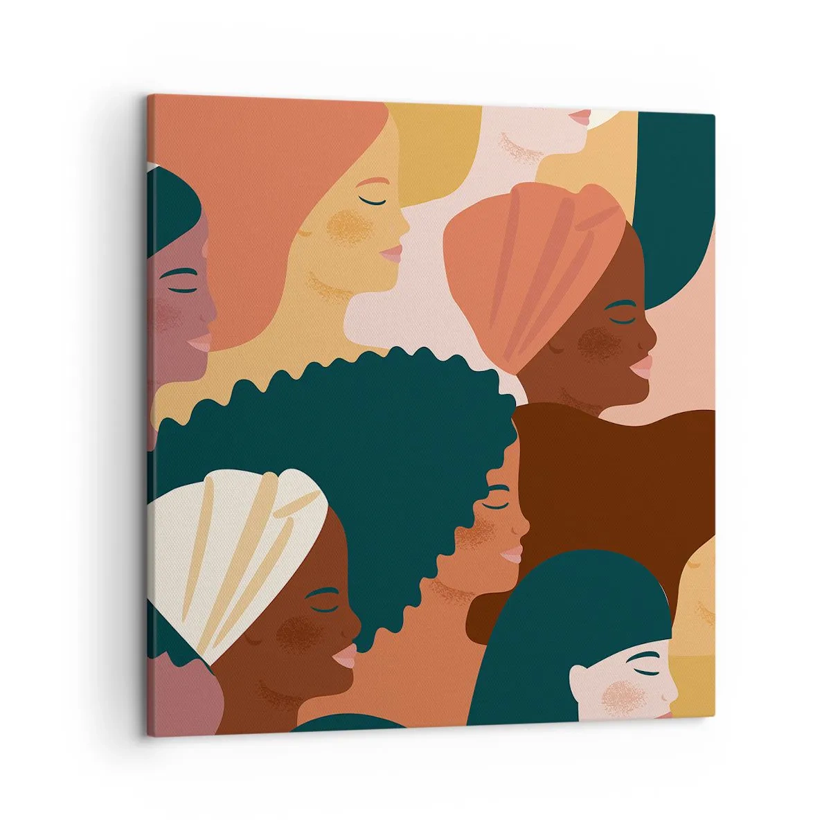 Tablou pe pânză - Numai feminitate - 50x50 cm