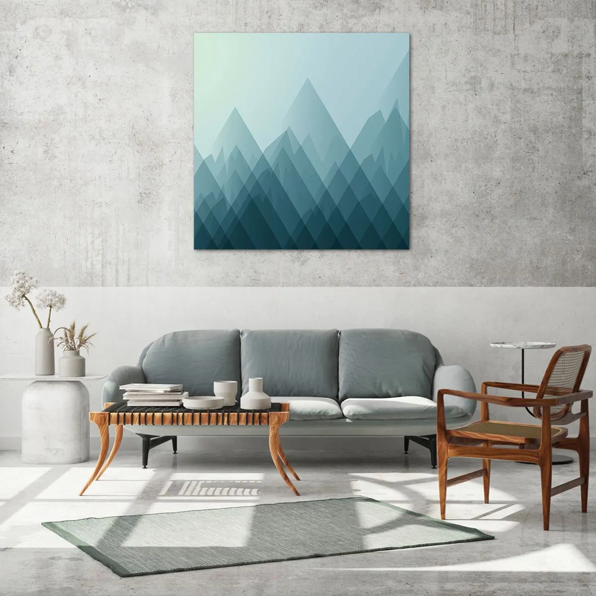 Tablou pe sticlă - Mare, mai mare, cea mai mare - 70x70 cm