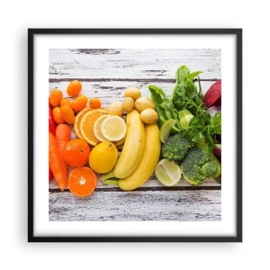 Poster în ramă neagră - Nu este de ajuns? - 50x50 cm