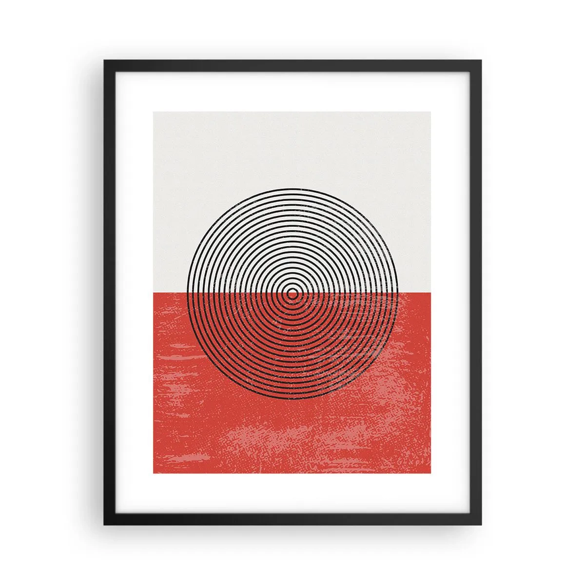 Poster în ramă neagră - Direct la subiect - 40x50 cm