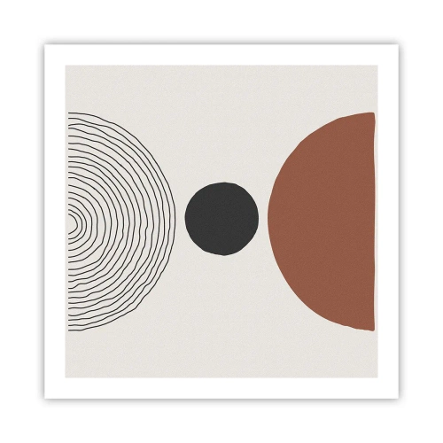 Poster - În centrul atenției - 60x60 cm