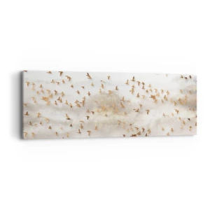 Tablou pe pânză - A sosit timpul... - 90x30 cm