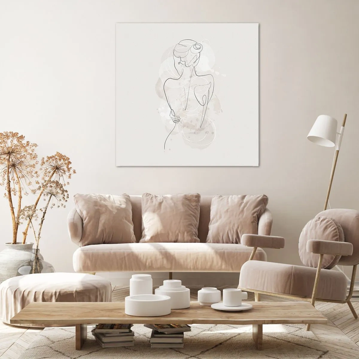 Tablou pe pânză - Ca un instrument sensibil - 30x30 cm