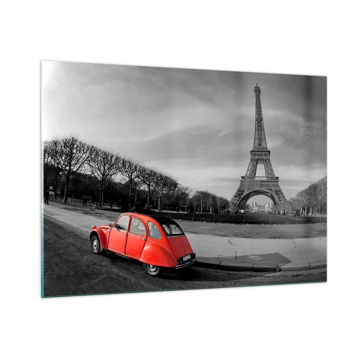 Tablou pe sticlă - Mai pariziană decât Parisul însuși - 100x70 cm