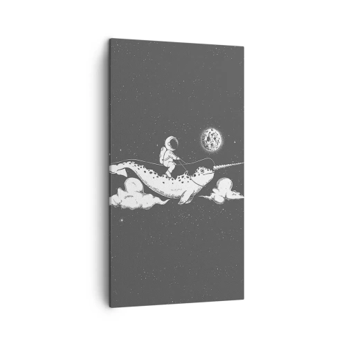 Tablou pe pânză - Cavalerul Spațial - 45x80 cm