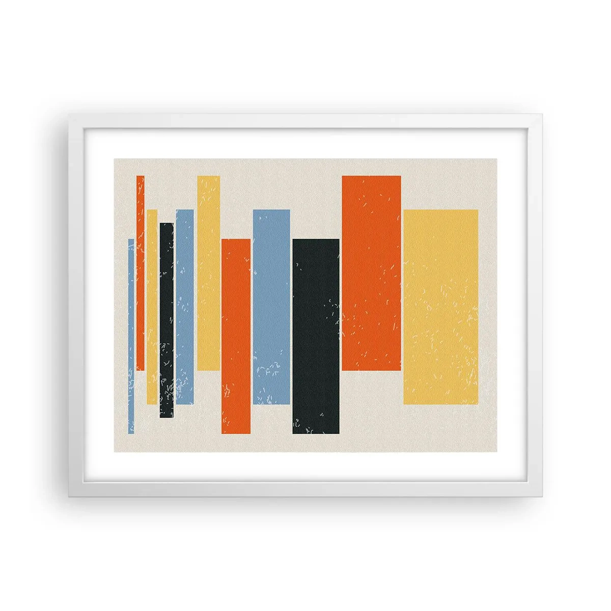 Poster în ramă albă - Înregistrare muzicală - 50x40 cm