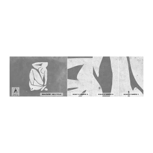 Mostră tapet autocolant Deluxe Sticker - În reverie - Minimalist, act, Delicat - 100x30 cm