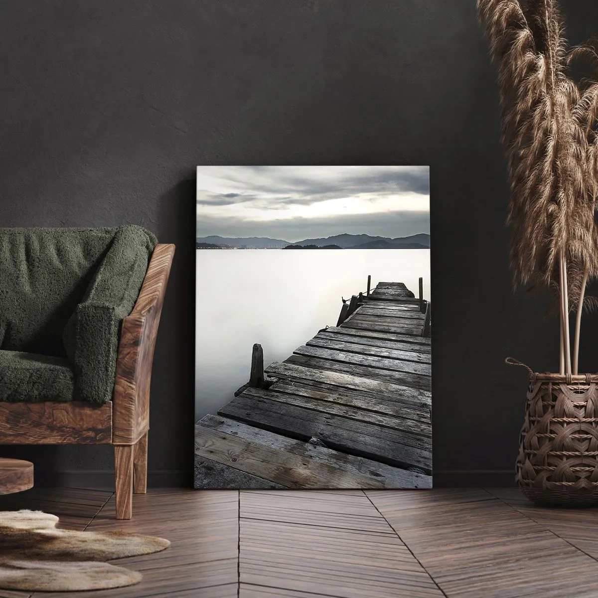 Tablou pe pânză - Scufundă-te în pace - 55x100 cm